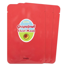 A'PIEU Увлажняющая маска для лица с экстрактом грейпфрута Grapefruit & Sparkling Sheet Mask