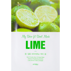 A'PIEU Tканевая маска для лица с экстрактом лайма My Skin-Fit Sheet Mask Lime