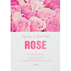 A'PIEU Тканевая для лица с экстрактом розы My Skin-Fit Sheet Mask Rose