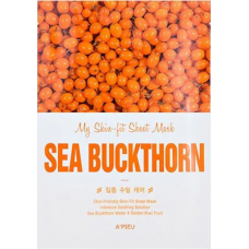 A'PIEU Тканевая маска c экстрактом облепихи My Skin-Fit Sheet Mask Sea Buckthorn