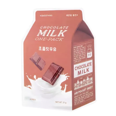 A'Pieu Смягчающая маска с экстрактом какао и сливы Chocolate Milk One-Pack