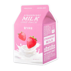 A'Pieu Осветляющая маска с экстрактом клубники Strawberry Milk One-Pack