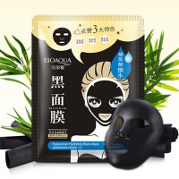 Гиалуроновая глубоко-увлажняющая маска для лица Bioaqua / Hyaluronic acid black mask
