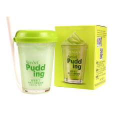 Маска для лица MENGKOU Facial Pudding Зеленый чай (очищающая, противовоспалительная), 100 г