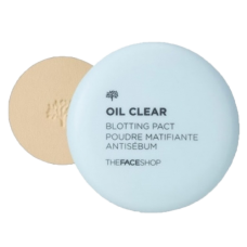 THE FACE SHOP Компактная пудра Oil Clear Smooth & Bright Pact SPF30 PA++ #V201 Apricot Beige