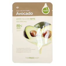 THE FACE SHOP Тканевая маска с экстрактом авокадо Real Nature Mask Sheet Avocado