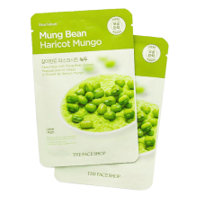 THE FACE SHOP Тканевая маска c экстрактом бобов маш Real Nature Mung Bean Face Mask