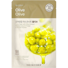 THE FACE SHOP Тканевая маска с экстрактом оливы Real Nature Olive Face Mask