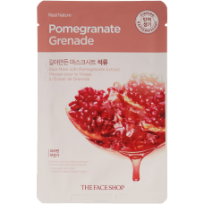 THE FACE SHOP Тканевая маска для лица с экстрактом граната Real Nature Pomegranate
