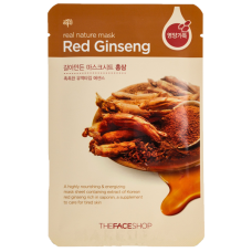 THE FACE SHOP Тканевая маска для лица c экстрактом красного женьшеня Real Nature Red Ginseng