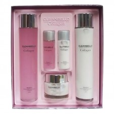 Набор для лица уходовый с коллагеном Deoproce Cleanbello Collagen Essential Moisture Skin Care 3